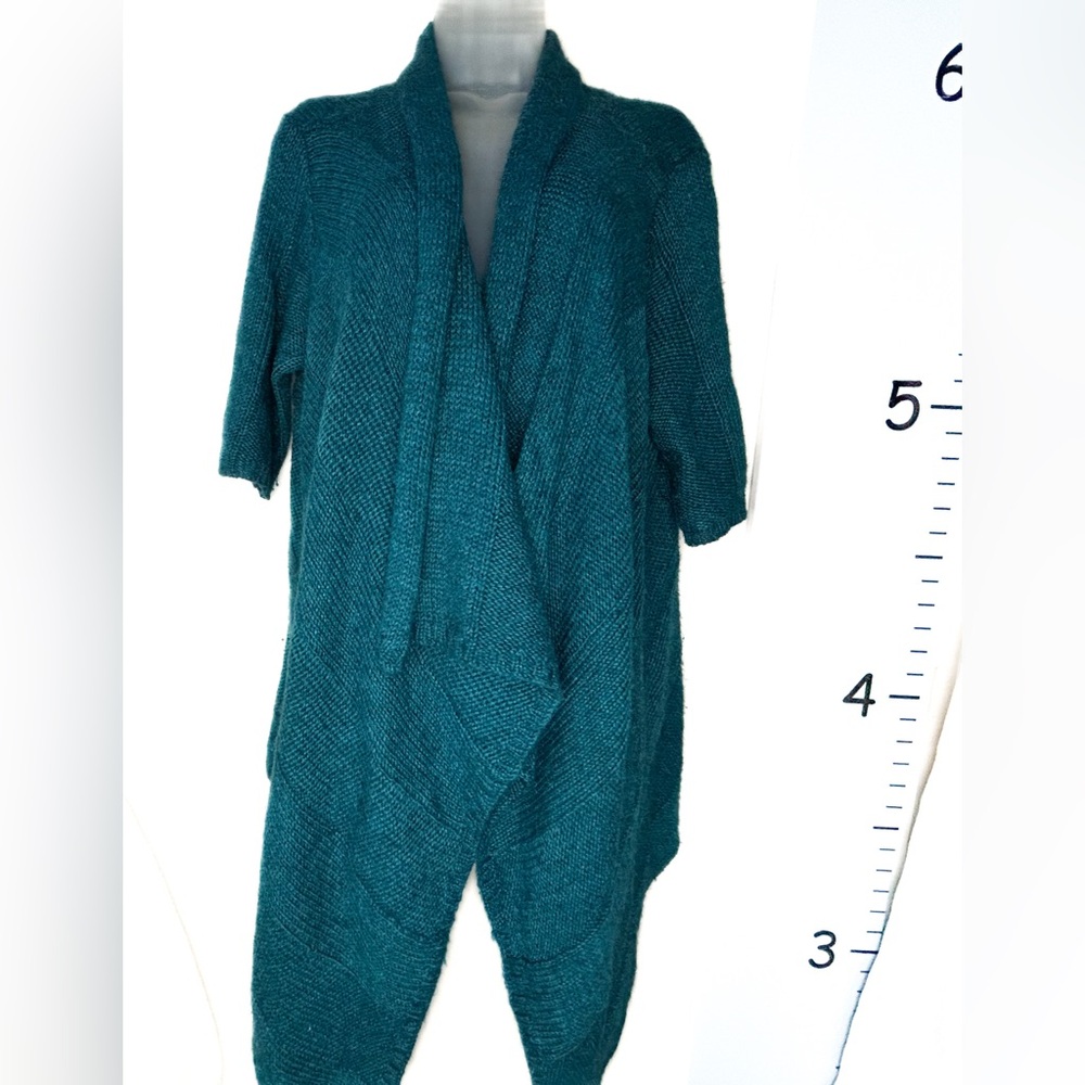 Eileen Fisher Deep Teal Open Cardigan